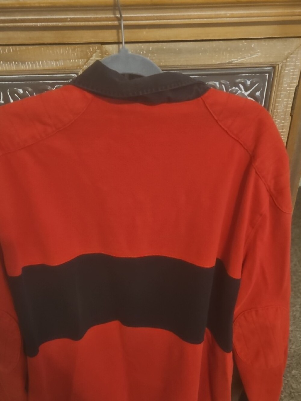 Polo by Ralph Lauren Red and Black Rugby Shirt - Picture 5 of 7